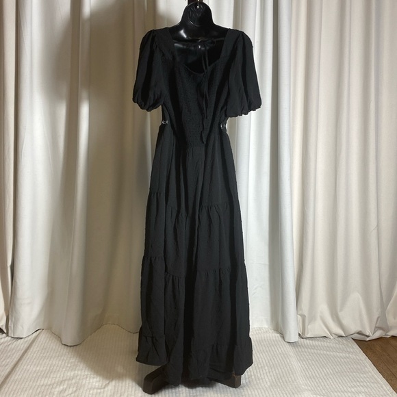 Short Sleeve Maxi Dress Casual Spring Summer Boho Elastic Loose Fit Casu… - Picture 12 of 13